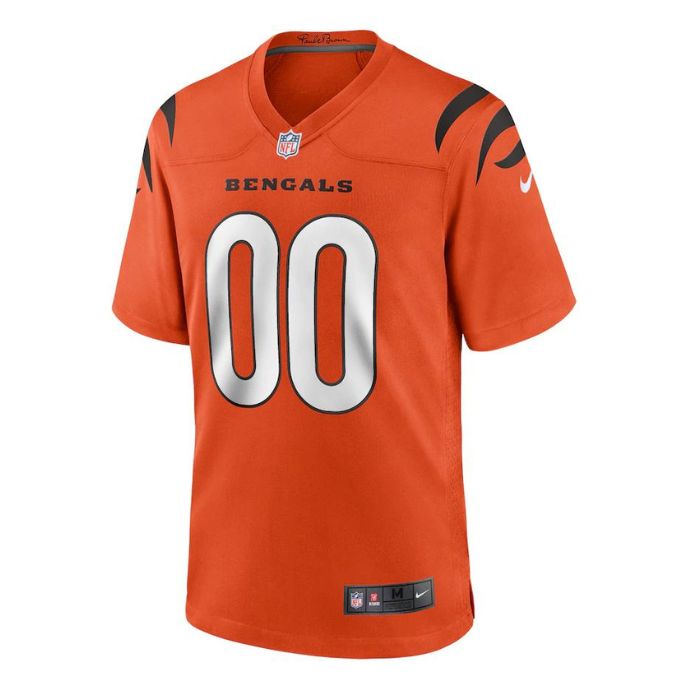 Cincinnati Bengals Unisex Shirt Alternate Game Customized Jersey - Orange - Champions Jerseys