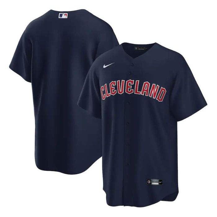 Cleveland Guardians Team Alternate Pro Custom Jersey - Navy - Champions Jerseys