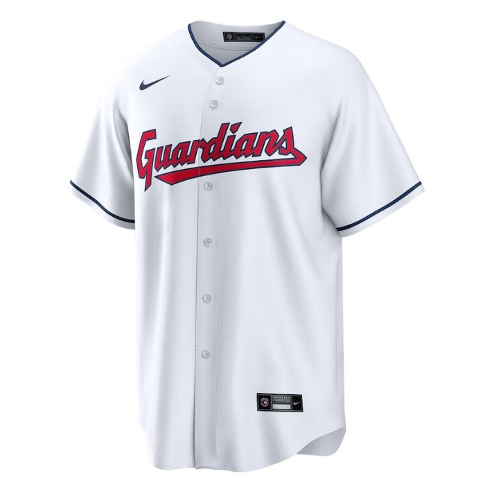 Cleveland Guardians Team Pro Official Unisex Custom Jersey - White - Champions Jerseys