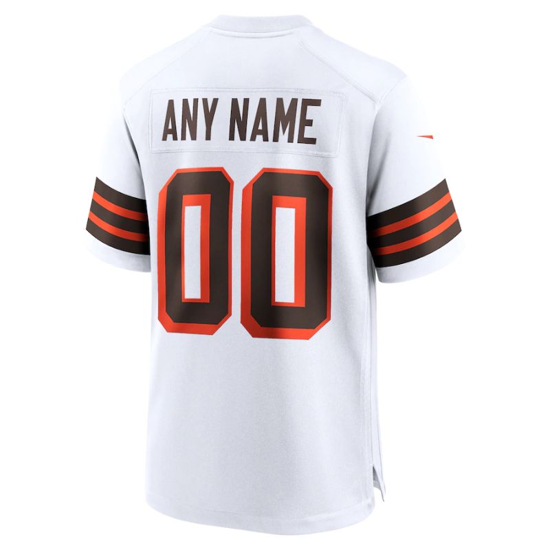Cleveland Browns Team Collection Alternate Unisex Custom Jersey - White - Champions Jerseys