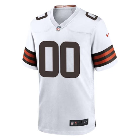 Cleveland Browns Team Custom Pro Game Unisex Jersey - White - Champions Jerseys