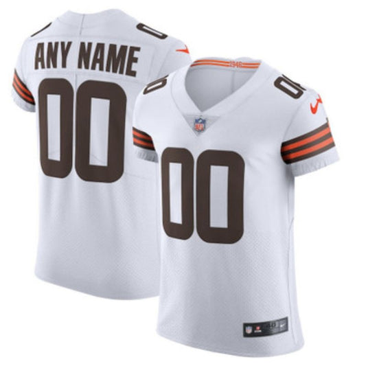 Cleveland Browns Team Vapor Elite Unisex Custom Jersey - White - Champions Jerseys