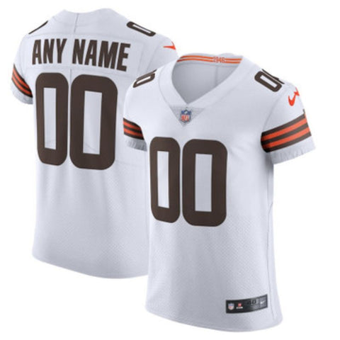 Cleveland Browns Team Vapor Elite Unisex Custom Jersey - White - Champions Jerseys