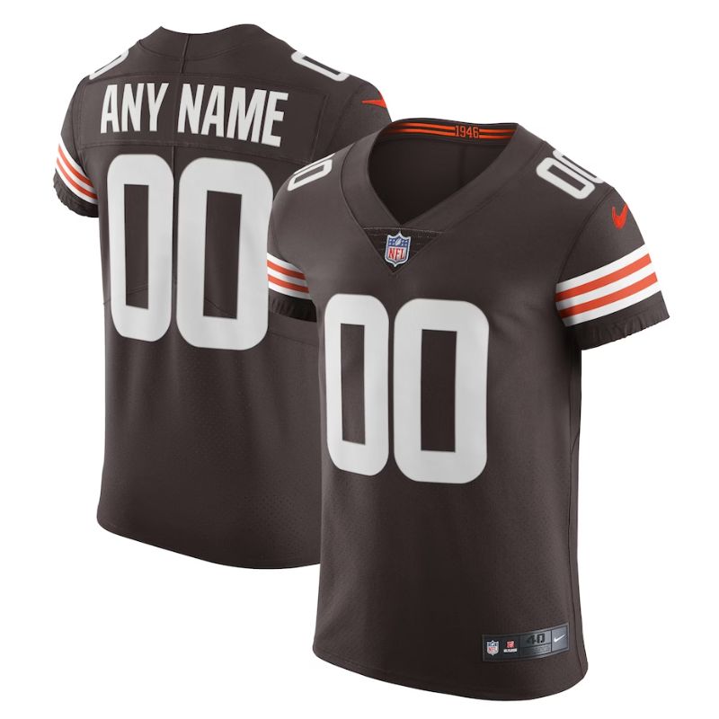 Cleveland Browns Vapor Elite Unisex Custom Jersey - Brown - Champions Jerseys