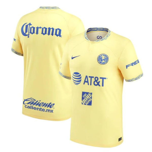 Club America Unisex Shit 2022/23 Home Jersey - Yellow - Jersey Teams World