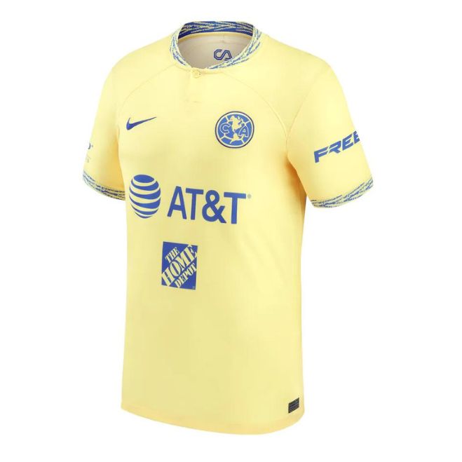 Club America Unisex Shit 2022/23 Home Jersey - Yellow - Jersey Teams World