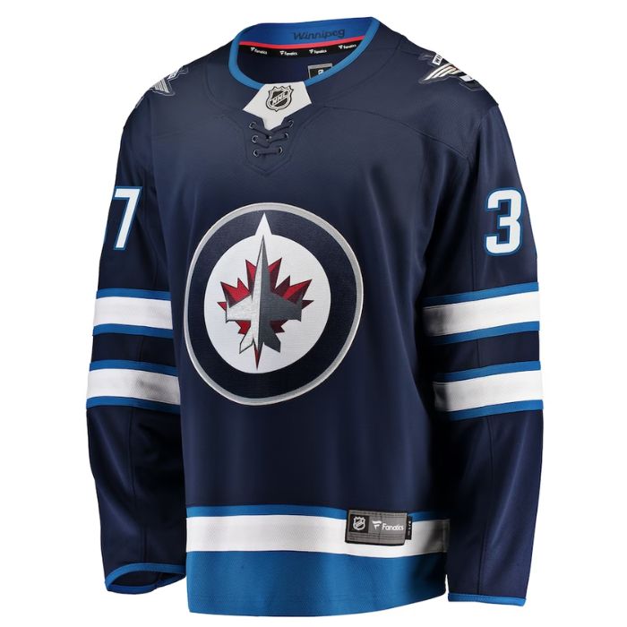 Connor Hellebuyck Winnipeg Jets Team Breakaway Unisex Player  Jersey - Navy - Champions Jerseys