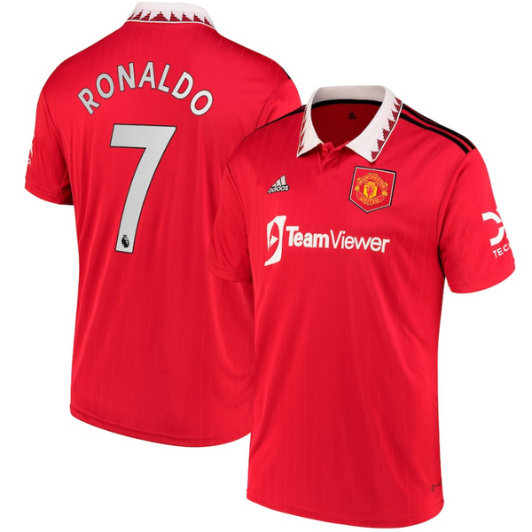 Cristiano Ronaldo 7 Manchester United 2022/23 Home Player Unisex Jersey - Red