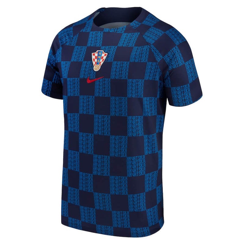 Croatia National Team Shirt 2022/23  Pre-Match Top Unisex - Navy - Jersey Teams World