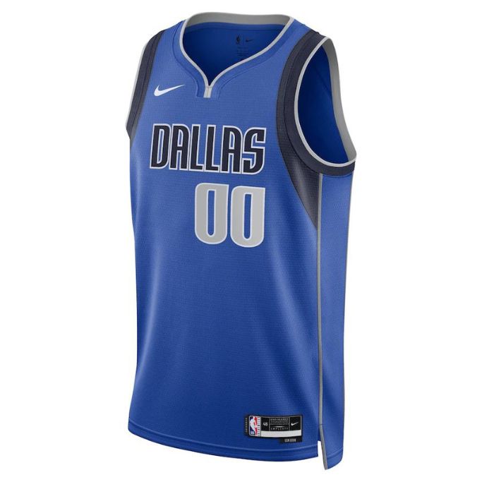 Dallas Mavericks Unisex 2022/23 Swingman Custom Jersey Royal - Icon Edition - Champions Jerseys