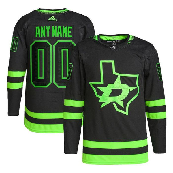 Dallas Stars Team Alternate Primegreen Unisex Pro Custom Jersey - Black - Champions Jerseys