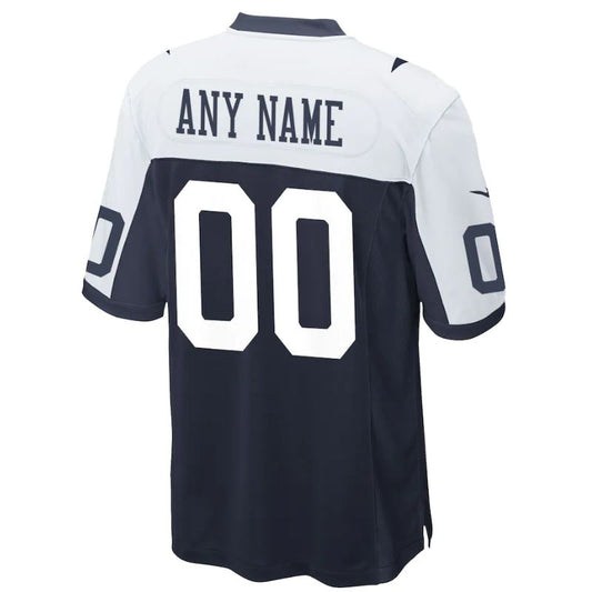 Dallas Cowboys Team Alternate Custom Game Unisex Jersey - Navy - Champions Jerseys