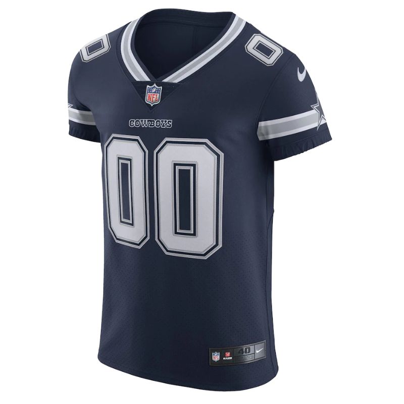 Dallas Cowboys Team Vapor Elite Pro Unisex Custom Jersey - Navy - Champions Jerseys