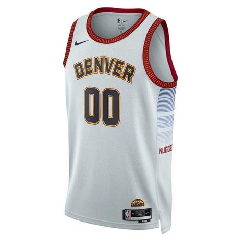 Denver Nuggets Unisex 2022/23 Swingman Custom Pro Jersey - City Edition - Gray - Champions Jerseys