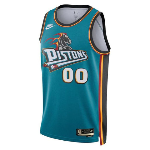Detroit Pistons Unisex 2022/23 Custom Swingman Pro Custom Jersey - Classic Edition - Teal - Champions Jerseys