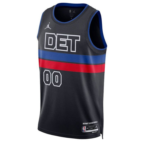 Detroit Pistons Unisex 2022/23 Swingman Custom Jersey - Statement Edition - Blue - Champions Jerseys