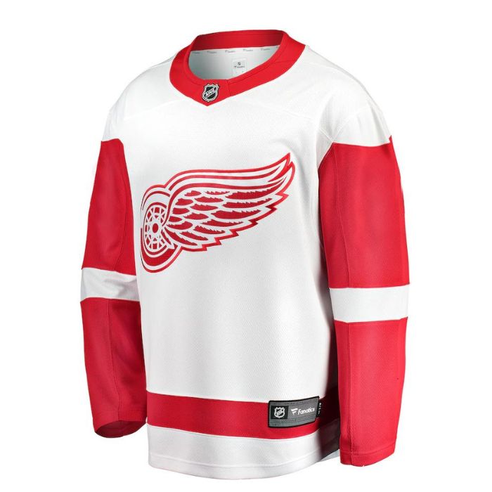 Detroit Red Wings Unisex Away Breakaway Custom Jersey - White - Champions Jerseys