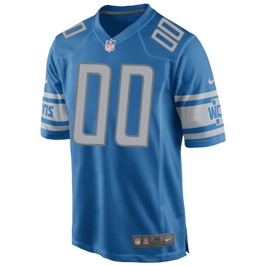 Detroit Lions Team Custom Game Unisex Jersey - Blue - Champions Jerseys