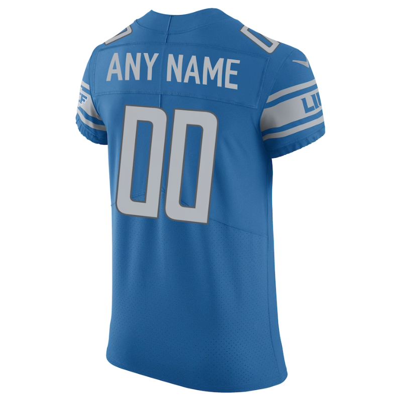 Detroit Lions Team Vapor Untouchable Unisex Custom Elite Jersey - Blue - Champions Jerseys