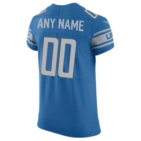 Detroit Lions Team Vapor Untouchable Unisex Custom Elite Jersey - Blue - Champions Jerseys