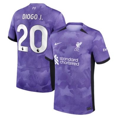Diogo .J Liverpool Third Stadium Shirt 2023-24 Jersey Player
