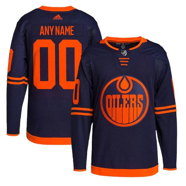 Edmonton Oilers Alternate Primegreen Unisex Pro Custom Jersey - Navy - Champions Jerseys