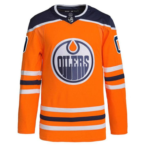 Edmonton Oilers Home Unisex Pro Custom Jersey - Orange - Champions Jerseys