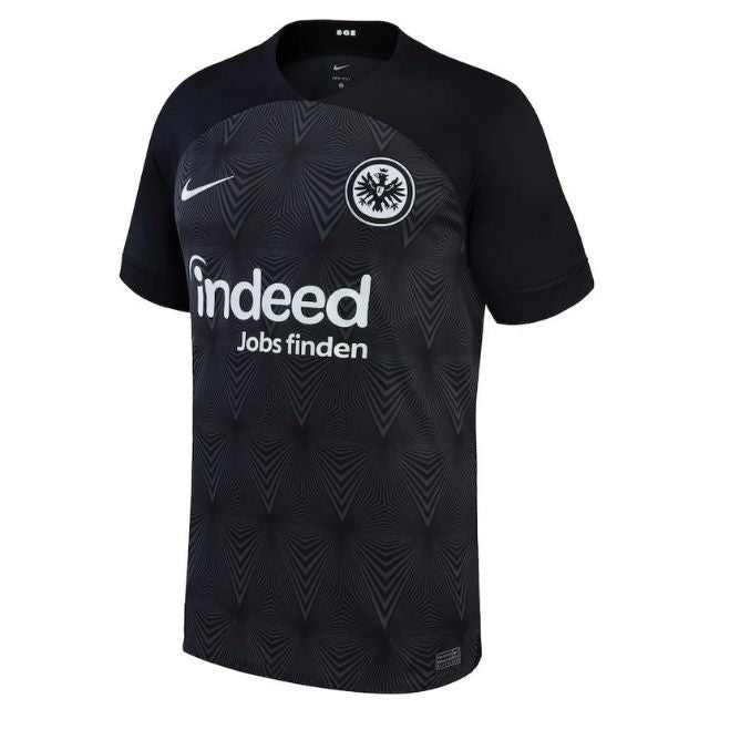 Eintracht Frankfurt Unisex Shirt 2022/23 Away Custom Jersey - Black - Jersey Teams World