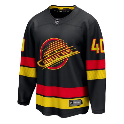 Elias Pettersson Vancouver Canucks Team Alternate - 2022/23 Premier Breakaway Player Jersey - Black - Champions Jerseys