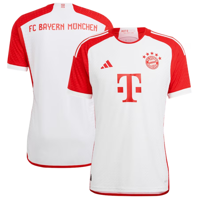 FC Bayern Team Home Shirt 2023-24 Custom Jersey - White - Jersey Teams World