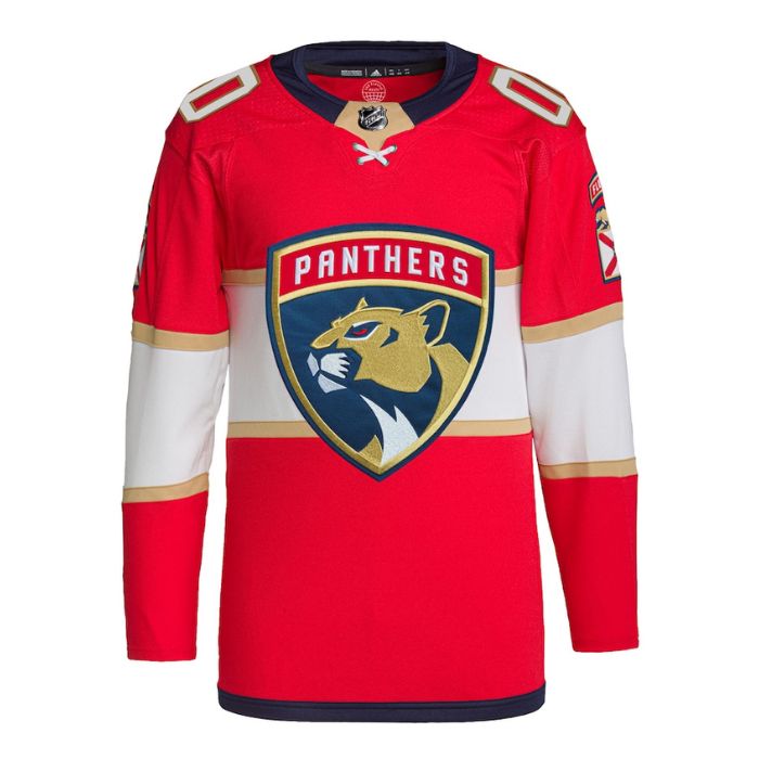 Florida Panthers Unisex Home Primegreen Pro Custom Jersey - Red - Champions Jerseys