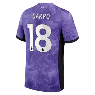 Gakpo Liverpool Third Stadium Shirt 2023-24 Jersey Player