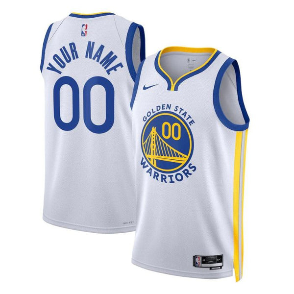 Golden State Warriors Unisex 2022/23 Swingman Custom Jersey White - Association Edition - Champions Jerseys