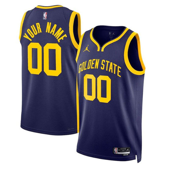 Golden State Warriors Unisex 2022/23 Swingman Custom Pro Jersey - Statement Edition - Blue - Champions Jerseys