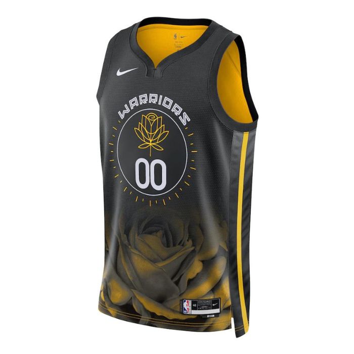 Golden State Warriors Unisex 2022/23 Swingman Customized Pro Jersey - City Edition - Black - Champions Jerseys