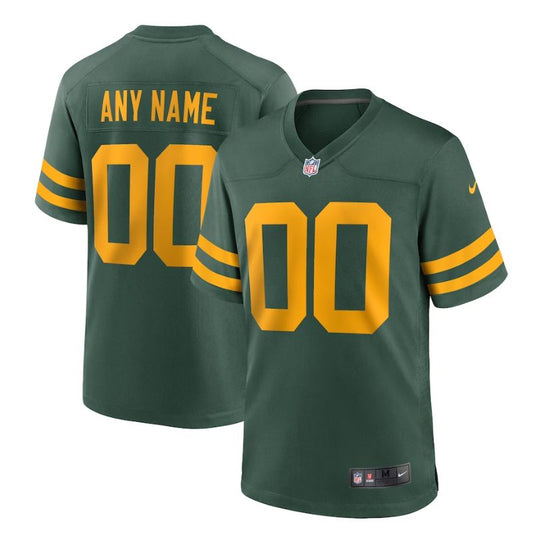 Green Bay Packers Team Alternate Custom Unisex Jersey - Green - Champions Jerseys