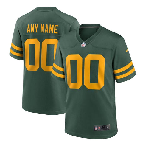 Green Bay Packers Team Alternate Custom Unisex Jersey - Green - Champions Jerseys