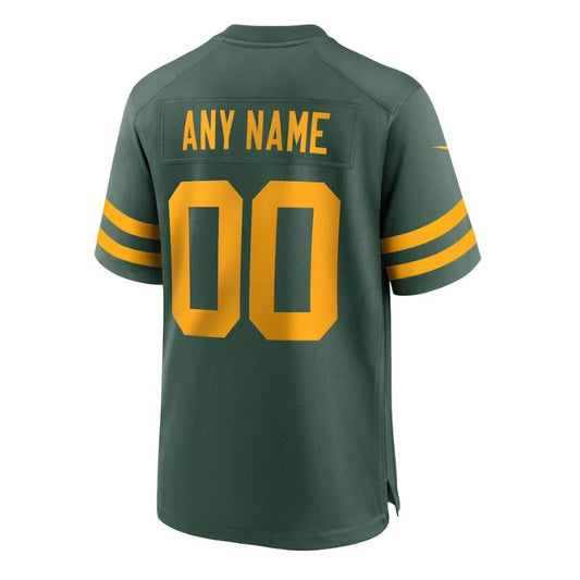 Green Bay Packers Team Alternate Custom Unisex Jersey - Green - Champions Jerseys