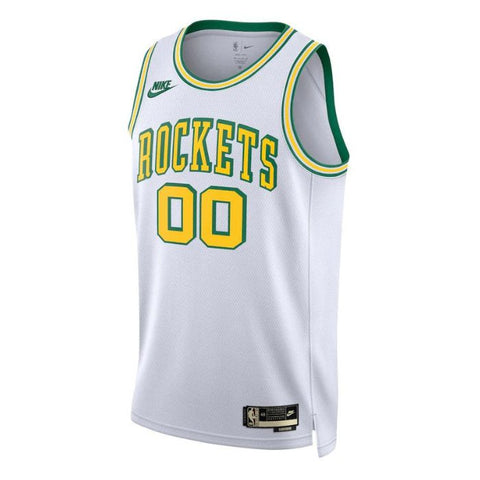 Houston Rockets Unisex 2022/23 Customized Swingman Pro Jersey - Classic Edition - White - Champions Jerseys