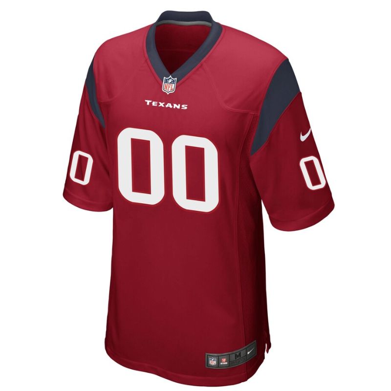 Houston Texans Team Alternate Customized Game Unisex Jersey - Red - Champions Jerseys