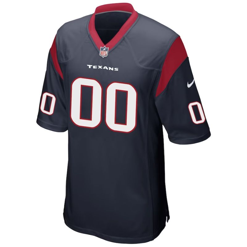 Houston Texans Team Customized Game Unisex Jersey - Navy - Champions Jerseys