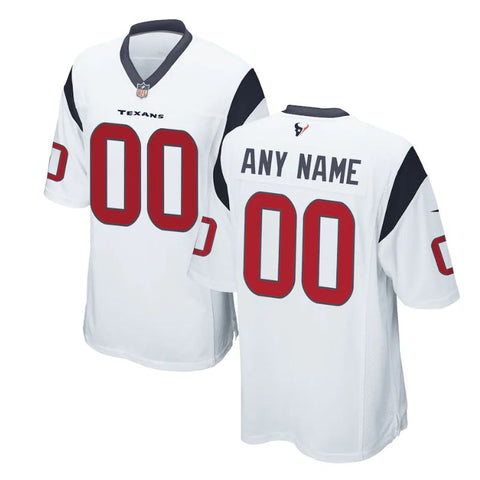 Houston Texans Team Customized Game Unisex Jersey - White - Champions Jerseys