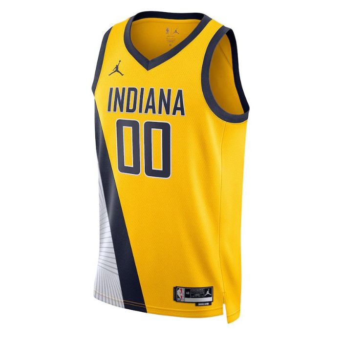 Indiana Pacers Unisex 2022/23 Swingman Custom Jersey - Statement Edition - Yellow - Champions Jerseys