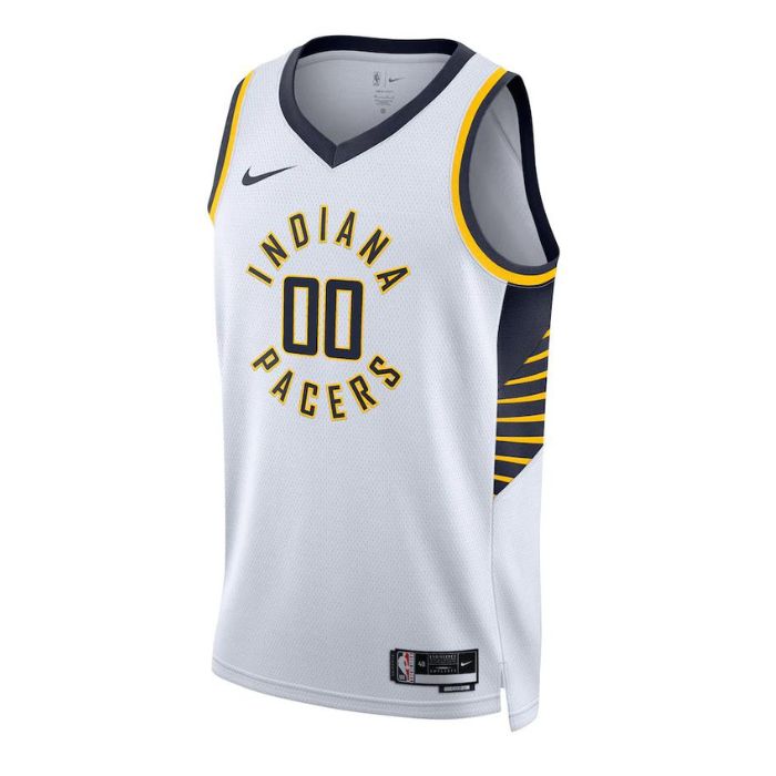 Indiana Pacers Unisex 2022/23 Swingman Custom Jersey White - Association Edition - Champions Jerseys