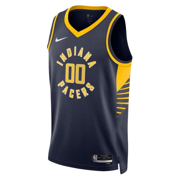 Indiana Pacers Unisex 2022/23 Swingman Custom Pro Official Jersey Navy - Icon Edition - Champions Jerseys