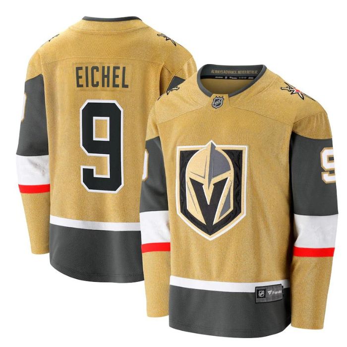 Jack Eichel Vegas Golden Knights Team Alternate Premier Breakaway Player Jersey - Gold - Champions Jerseys