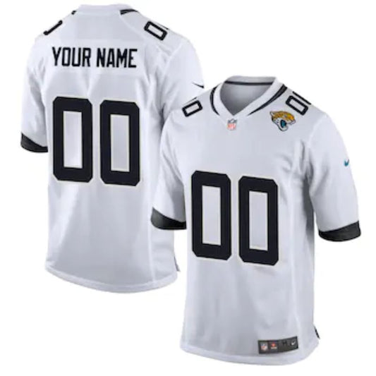 Jacksonville Jaguars Team Customized Game Unisex Jersey - White - Champions Jerseys