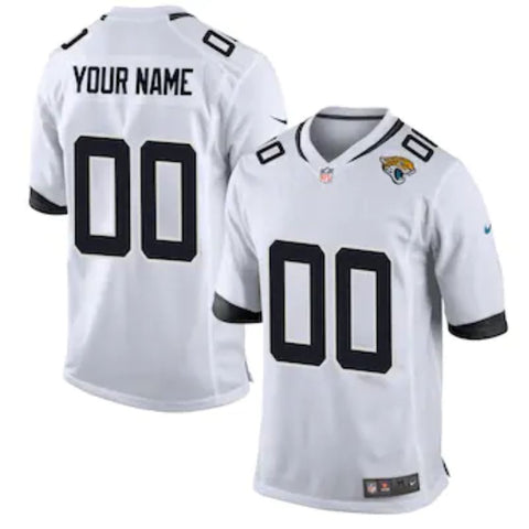 Jacksonville Jaguars Team Customized Game Unisex Jersey - White - Champions Jerseys