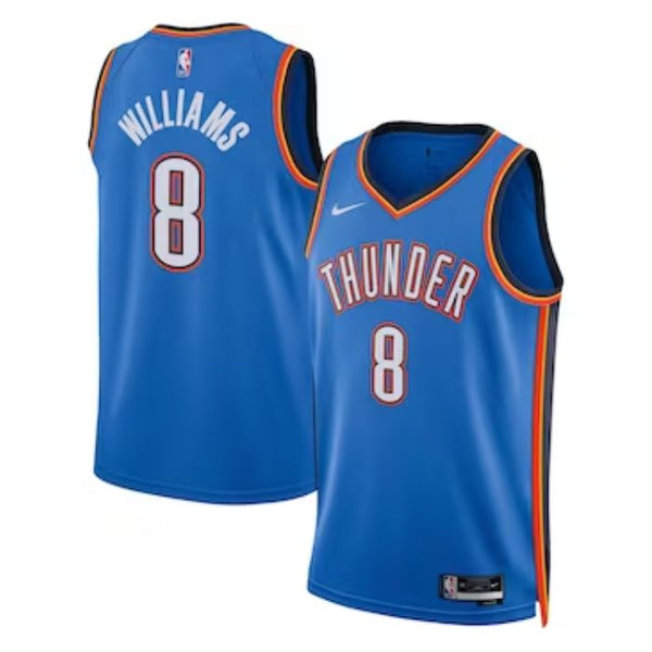 Jalen Williams Oklahoma City Thunder Unisex 2022/23 Swingman Jersey - Icon Edition - Blue - Champions Jerseys