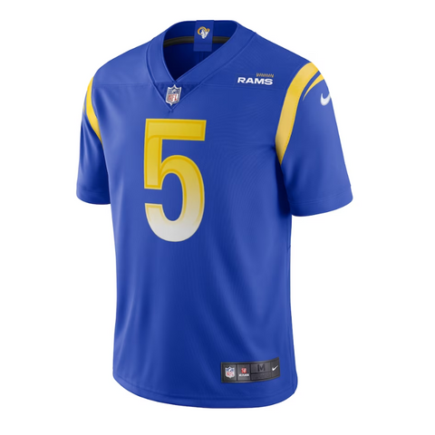 Jalen Ramsey 5 Player Los Angeles Rams Vapor Limited Jersey 2023/24 - Royal